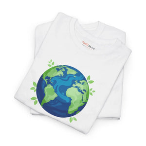 Cute Earth Graphic Tee - Soft Cotton Day - Dipaliz - T-shirts