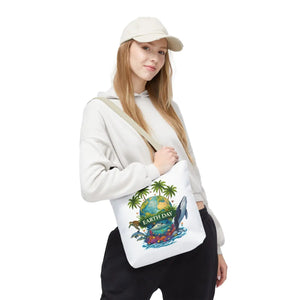 Vibrant Earth Day Tote Bag Ocean Wildlife Reusable - Dipaliz - Bags