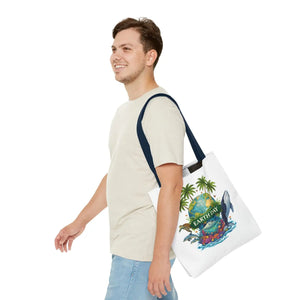 Vibrant Earth Day Tote Bag Ocean Wildlife Reusable - Dipaliz - Bags