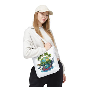 Vibrant Earth Day Tote Bag Ocean Wildlife Reusable - Dipaliz - Bags