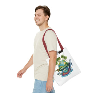 Vibrant Earth Day Tote Bag Ocean Wildlife Reusable - Dipaliz - Bags
