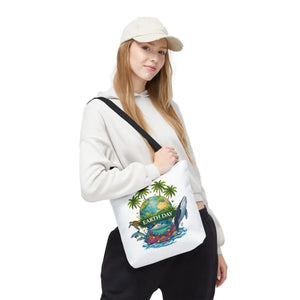Vibrant Earth Day Tote Bag Ocean Wildlife Reusable - Dipaliz - Bags
