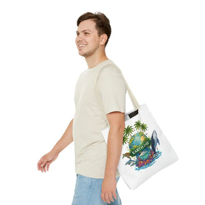 Vibrant Earth Day Tote Bag Ocean Wildlife Reusable - Dipaliz - Bags