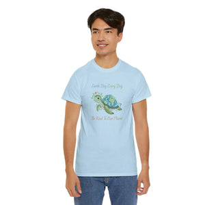 Earth Day Turtle Tee, ?Earth Every be Kind to our Planet’ Eco Shirt - T-shirt