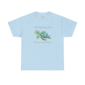 Earth Day Turtle Tee, ?Earth Every be Kind to our Planet’ Eco Shirt - T-shirt