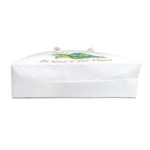 Earth Day Turtle Weekender Bag - Eco Canvas Travel Tote - Dipaliz - Luggage & Bags