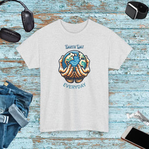 Earth Day Everyday Tee - Unisex Heavy Cotton Deluxe - Dipaliz - T-shirts