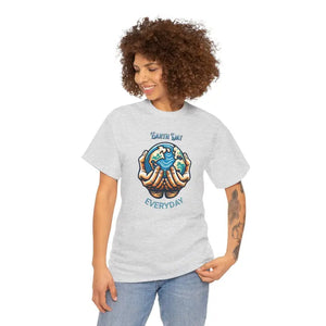 Earth Day Everyday Tee - Unisex Heavy Cotton Deluxe - Dipaliz - T-shirts
