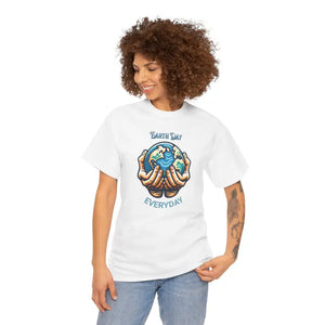 Earth Day Everyday Tee - Unisex Heavy Cotton Deluxe - Dipaliz - T-shirts