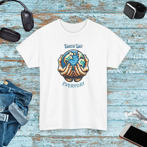Earth Day Everyday Tee - Unisex Heavy Cotton Deluxe - Dipaliz - White / s - T-shirts