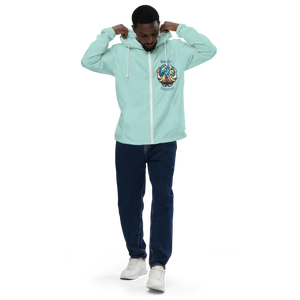 Water-resistant Lightweight Zip Windbreaker - Earth Day - Dipaliz - Windbreakers