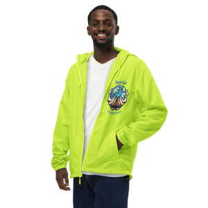 Water-resistant Lightweight Zip Windbreaker - Earth Day - Dipaliz - Windbreakers