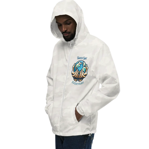 Water-resistant Lightweight Zip Windbreaker - Earth Day - Dipaliz - Windbreakers