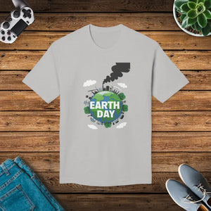 Earth Day Tee - Vibrant Eco Warrior Women’s T-shirt - Dipaliz - Dark Ash / s - T-shirts