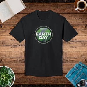 Sustainable Earth Day Cotton T-shirt - Eco Style - Dipaliz - Black / s - T-shirts
