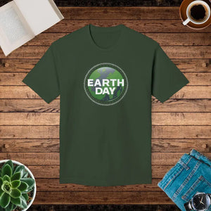 Sustainable Earth Day Cotton T-shirt - Eco Style - Dipaliz - Hunter Green / s - T-shirts