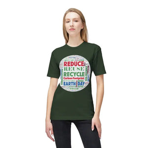 Earth Day T-shirt Reduce Reuse Recycle Statement Tee - Dipaliz - T-shirts