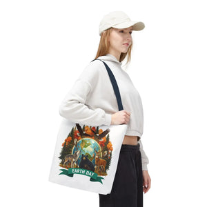 Eco-friendly Earth Day Forest Animals Tote Bag - Dipaliz - Bags