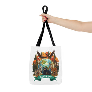 Eco-friendly Earth Day Forest Animals Tote Bag - Dipaliz - Bags