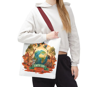 Eco-friendly Earth Day Wildlife Tote Bag - Dipaliz - Bags