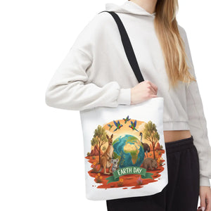 Eco-friendly Earth Day Wildlife Tote Bag - Dipaliz - Bags