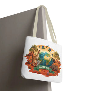Eco-friendly Earth Day Wildlife Tote Bag - Dipaliz - Bags