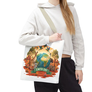 Eco-friendly Earth Day Wildlife Tote Bag - Dipaliz - Bags