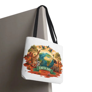 Eco-friendly Earth Day Wildlife Tote Bag - Dipaliz - Bags