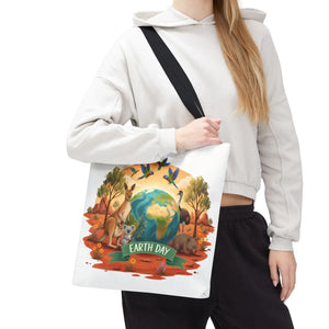 Eco-friendly Earth Day Wildlife Tote Bag - Dipaliz - Bags