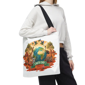 Eco-friendly Earth Day Wildlife Tote Bag - Dipaliz - Bags