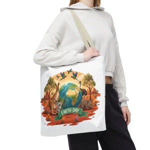 Eco-friendly Earth Day Wildlife Tote Bag - Dipaliz - Bags