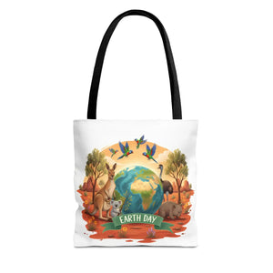 Eco-friendly Earth Day Wildlife Tote Bag - Dipaliz - Bags