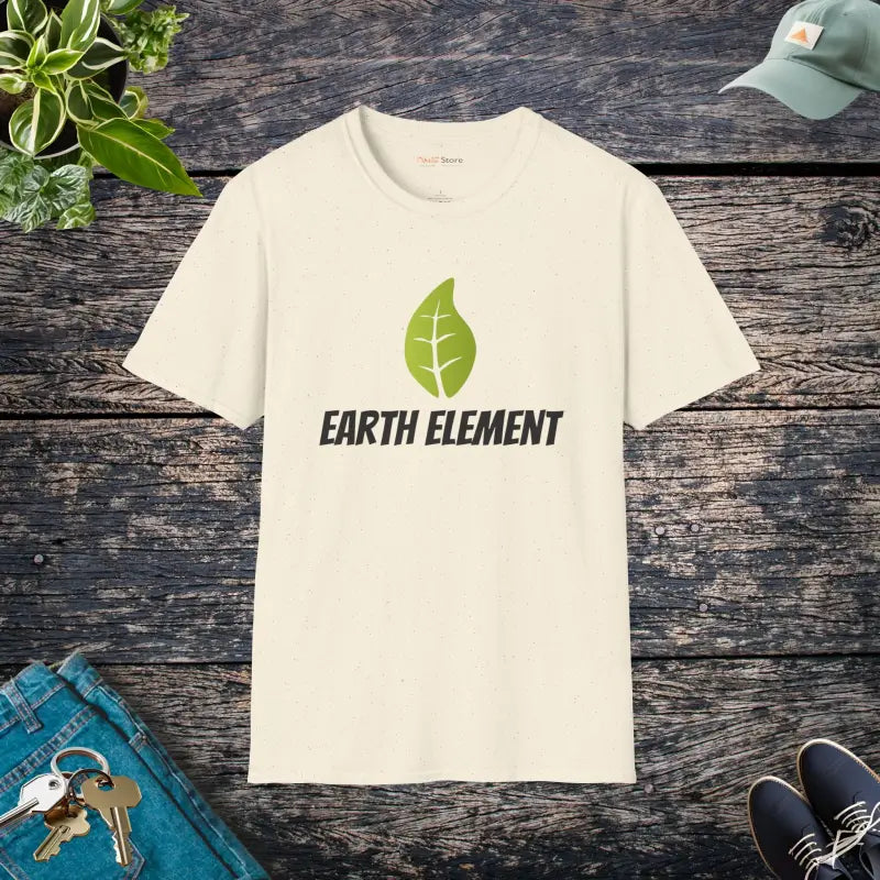 Unisex Earth Element Softstyle T-shirt for Ultimate Comfort - Natural / s T-shirt