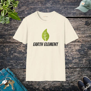 Softstyle t Shirt - Eco Sustainable Earth Element Tee - Dipaliz - Natural / s - T-shirts