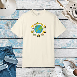 Soft Bees Eco Graphic Tee - Heavyweight Cotton - Dipaliz - T-shirts