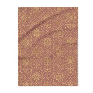 Arctic Fleece Blanket - Earthy Boho Style Comfort - Dipaliz - 30’’ × 40’’ - Blankets