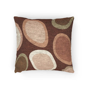 Boho Earthy Woven Pillow - Cozy Living Room Accent - Dipaliz - Throw Pillows