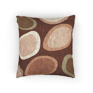 Boho Earthy Woven Pillow - Cozy Living Room Accent - Dipaliz - Throw Pillows