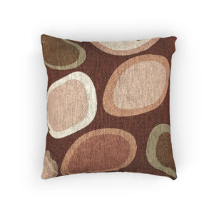 Boho Earthy Woven Pillow - Cozy Living Room Accent - Dipaliz - Throw Pillows