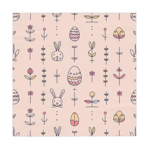 Easter Bunny Pink Tablecloth - Elegant Polyester Design - Dipaliz - one Size / White - Tablecloths