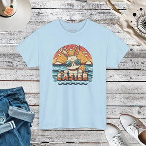 Easter Bunny Heavy Cotton Tee - Unisex Comfort Style - Dipaliz - Light Blue / s - T-shirts