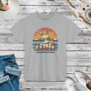 Easter Bunny Heavy Cotton Tee - Unisex Comfort Style - Dipaliz - Sport Grey / s - T-shirts