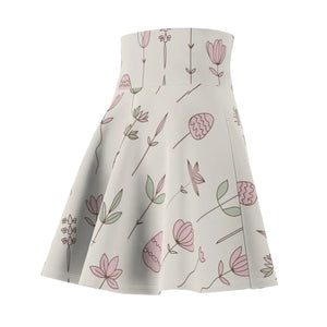 Floral Womens Skater Skirt - Versatile Fit Blossom - Dipaliz - Skirts - l