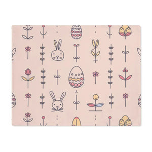 Easter Bunny Placemat - Cotton Table Decor - Dipaliz - 18’’ × 14’’ - Placemats