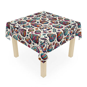 Easter Eggs Tablecloth – Polyester Spring Decor - Dipaliz - Tablecloths