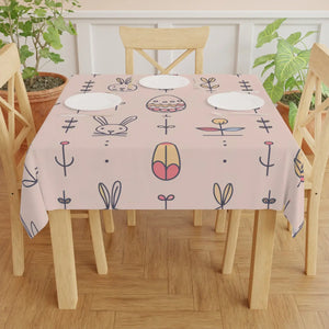 Easter Bunny Tablecloth – Polyester Decor - Dipaliz - Tablecloths