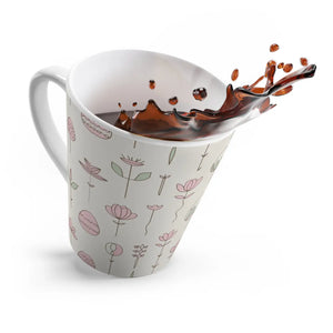 Floral Easter Egg Latte Mug - Ceramic 12oz Spring - Dipaliz - Mugs