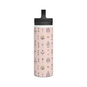 Insulated Stainless Steel Water Bottle - Easter Bunny and Eggs - Dipaliz - Bottles