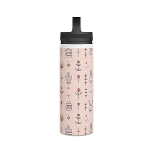 Insulated Stainless Steel Water Bottle - Easter Bunny and Eggs - Dipaliz - Bottles