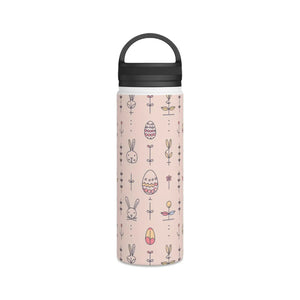Insulated Stainless Steel Water Bottle - Easter Bunny and Eggs - Dipaliz - Bottles